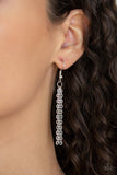 Empirical Elegance - White Necklace - Paparazzi Accessories Necklace Bedazzle Me Pretty Mobile Fashion Boutique