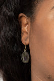 Empress Empire - Brass Necklace - Paparazzi Accessories Necklace Bedazzle Me Pretty Mobile Fashion Boutique