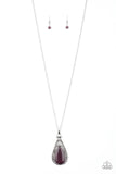 Enchanted Eden - Purple Necklace - Paparazzi Accessories Necklace Bedazzle Me Pretty Mobile Fashion Boutique