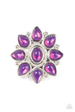 Enchanted Orchard - Purple Ring - Paparazzi Accessories Ring Bedazzle Me Pretty Mobile Fashion Boutique