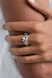 Enchanting Efflorescence - Pink Ring - Paparazzi Accessories Ring Bedazzle Me Pretty Mobile Fashion Boutique