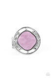Encompassing Pearlescence - Purple Ring - Paparazzi Accessories Ring Bedazzle Me Pretty Mobile Fashion Boutique