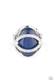 Endless Enchantment - Blue Ring - Paparazzi Accessories Ring Bedazzle Me Pretty Mobile Fashion Boutique