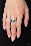 Engagement Party Posh - Blue Ring - Paparazzi Accessories Ring Bedazzle Me Pretty Mobile Fashion Boutique