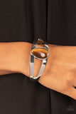 Enhanced Enchantment - Brown Bracelet - Paparazzi Accessories Bracelet Bedazzle Me Pretty Mobile Fashion Boutique