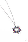 Enigmatic Edge - Multi Necklace - Paparazzi Accessories Necklace Bedazzle Me Pretty Mobile Fashion Boutique