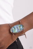 Enigmatic Energy - Copper Bracelet - Paparazzi Accessories Bracelet Bedazzle Me Pretty Mobile Fashion Boutique