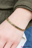 Enjoy The Journey - Gold Bracelet - Paparazzi Accessories Bracelet Bedazzle Me Pretty Mobile Fashion Boutique