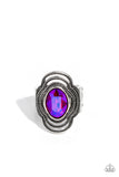 Entrancing Edge - Pink Ring - Paparazzi Accessories Ring Bedazzle Me Pretty Mobile Fashion Boutique