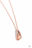 Envious Extravagance - Copper Necklace - Paparazzi Accessories Necklace Bedazzle Me Pretty Mobile Fashion Boutique