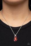 Envious Extravagance - Red Necklace - Paparazzi Accessories Necklace Bedazzle Me Pretty Mobile Fashion Boutique