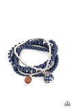 Epic Escapade - Blue Bracelet - Paparazzi Accessories Bracelet Bedazzle Me Pretty Mobile Fashion Boutique