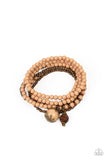 Epic Escapade - Brown Bracelet - Paparazzi Accessories Bracelet Bedazzle Me Pretty Mobile Fashion Boutique