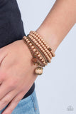 Epic Escapade - Brown Bracelet - Paparazzi Accessories Bracelet Bedazzle Me Pretty Mobile Fashion Boutique