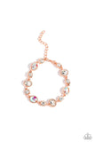 Ethereal Empathy - Copper Bracelet - Paparazzi Accessories Bracelet Bedazzle Me Pretty Mobile Fashion Boutique
