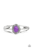 Ethereal Enthusiast - Purple Bracelet - Paparazzi Accessories Bracelet Bedazzle Me Pretty Mobile Fashion Boutique