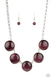 Ethereal Escape - Purple Necklace - Paparazzi Accessories Necklace Bedazzle Me Pretty Mobile Fashion Boutique