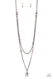 Ethereal Expectations - Multi Lanyard - Paparazzi Accessories Lanyard Bedazzle Me Pretty Mobile Fashion Boutique