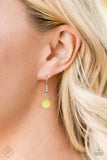 Ethereal Experience - Yellow Necklace - Paparazzi Accessories Necklace Bedazzle Me Pretty Mobile Fashion Boutique