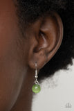 Ethereally Elemental - Green Necklace - Paparazzi Accessories Necklace Bedazzle Me Pretty Mobile Fashion Boutique