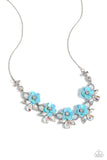 Ethereally Enamored - White Necklace - Paparazzi Accessories Necklace Bedazzle Me Pretty Mobile Fashion Boutique