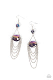 Ethereally Extravagant - Purple Earrings - Paparazzi Accessories Earrings Bedazzle Me Pretty Mobile Fashion Boutique