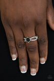 Ever Elegant - Black Ring - Paparazzi Accessories Ring Bedazzle Me Pretty Mobile Fashion Boutique