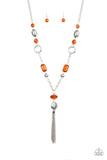 Ever Enchanting - Brown Necklace - Paparazzi Accessories Necklace Bedazzle Me Pretty Mobile Fashion Boutique