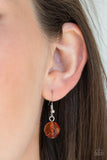 Ever Enchanting - Brown Necklace - Paparazzi Accessories Necklace Bedazzle Me Pretty Mobile Fashion Boutique