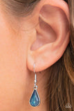 Everglade Escape - Blue Necklace - Paparazzi Accessories Necklace Bedazzle Me Pretty Mobile Fashion Boutique