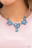Everglade Escape - Blue Necklace - Paparazzi Accessories Necklace Bedazzle Me Pretty Mobile Fashion Boutique