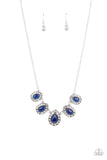 Everlasting Enchantment - Blue Necklace - Paparazzi Accessories Necklace Bedazzle Me Pretty Mobile Fashion Boutique