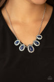 Everlasting Enchantment - Blue Necklace - Paparazzi Accessories Necklace Bedazzle Me Pretty Mobile Fashion Boutique