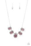Everlasting Enchantment - Purple Necklace - Paparazzi Accessories Necklace Bedazzle Me Pretty Mobile Fashion Boutique