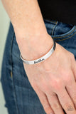 Every Day Is Mothers Day - Silver Bracelet - Paparazzi Accessories Bracelet Bedazzle Me Pretty Mobile Fashion Boutique-MOM