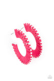 Everybody Conga! - Pink Earrings - Paparazzi Accessories Earrings Bedazzle Me Pretty Mobile Fashion Boutique