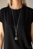 Everyday Enchantment - White Necklace - Paparazzi Accessories Necklace Bedazzle Me Pretty Mobile Fashion Boutique