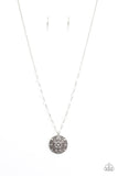 Everyday Enchantment - White Necklace - Paparazzi Accessories Necklace Bedazzle Me Pretty Mobile Fashion Boutique
