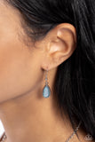 Exceptionally Ethereal - Blue Necklace - Paparazzi Accessories Necklace Bedazzle Me Pretty Mobile Fashion Boutique