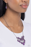 Exceptionally Ethereal - Purple Necklace - Paparazzi Accessories Necklace Bedazzle Me Pretty Mobile Fashion Boutique