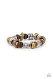 Exploring The Elements - Multi Bracelet - Paparazzi Accessories Bracelet Bedazzle Me Pretty Mobile Fashion Boutique