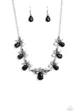 Explosive Effulgence - Black Necklace - Paparazzi Accessories Necklace Bedazzle Me Pretty Mobile Fashion Boutique