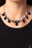 Explosive Effulgence - Black Necklace - Paparazzi Accessories Necklace Bedazzle Me Pretty Mobile Fashion Boutique
