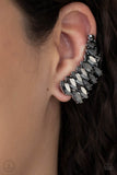 Explosive Elegance - Silver Post Earrings - Paparazzi Accessories Post Earrings Bedazzle Me Pretty Mobile Fashion Boutique