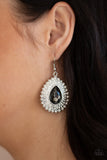 Exquisitely Explosive - Silver Earrings - Paparazzi Accessories Earrings Bedazzle Me Pretty Mobile Fashion Boutique