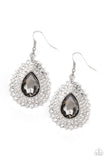 Exquisitely Explosive - Silver Earrings - Paparazzi Accessories Earrings Bedazzle Me Pretty Mobile Fashion Boutique