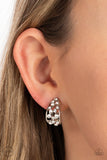Extra Effervescent - White Clip-On Earrings - Paparazzi Accessories Clip-On Earrings Bedazzle Me Pretty Mobile Fashion Boutique