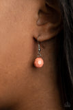 Extra Eloquent - Orange Necklace - Paparazzi Accessories Necklace Bedazzle Me Pretty Mobile Fashion Boutique