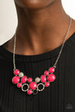 Extra Eloquent - Pink Necklace - Paparazzi Accessories Necklace Bedazzle Me Pretty Mobile Fashion Boutique
