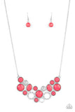 Extra Eloquent - Pink Necklace - Paparazzi Accessories Necklace Bedazzle Me Pretty Mobile Fashion Boutique